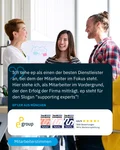 "Wertschätzung, Kommunikation auf Augenhöhe und ein faires Gehalt", genau so startet eine unserer kununu Bewertungen....