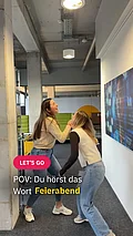 Wenn das Wort Feierabend fällt, bin ich sofort startklar 🏃‍♀️ 
#feierabend #arbeit #lustig #workhumor #freitag